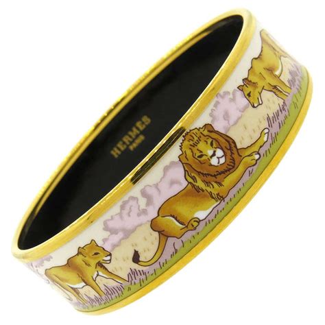 hermes lion bangle|authentic Hermes bangle.